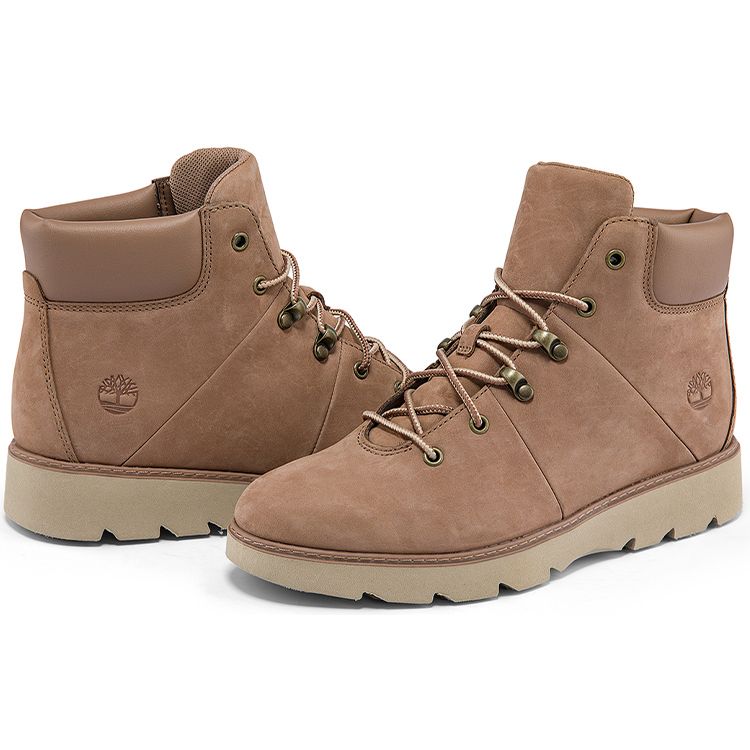 Timberland Outdoor Casual Lightweight Short Martin Boots Women Boots Light-Brown A264MW