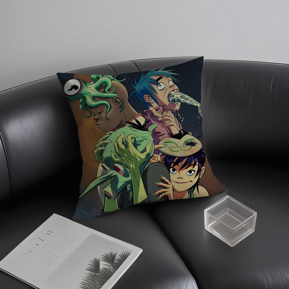 G-Gorillaz Подушка-чехол Наволочка Ультрамягкая, приятная для кожи Ткань Облачный Комфорт и Скрытая Молния