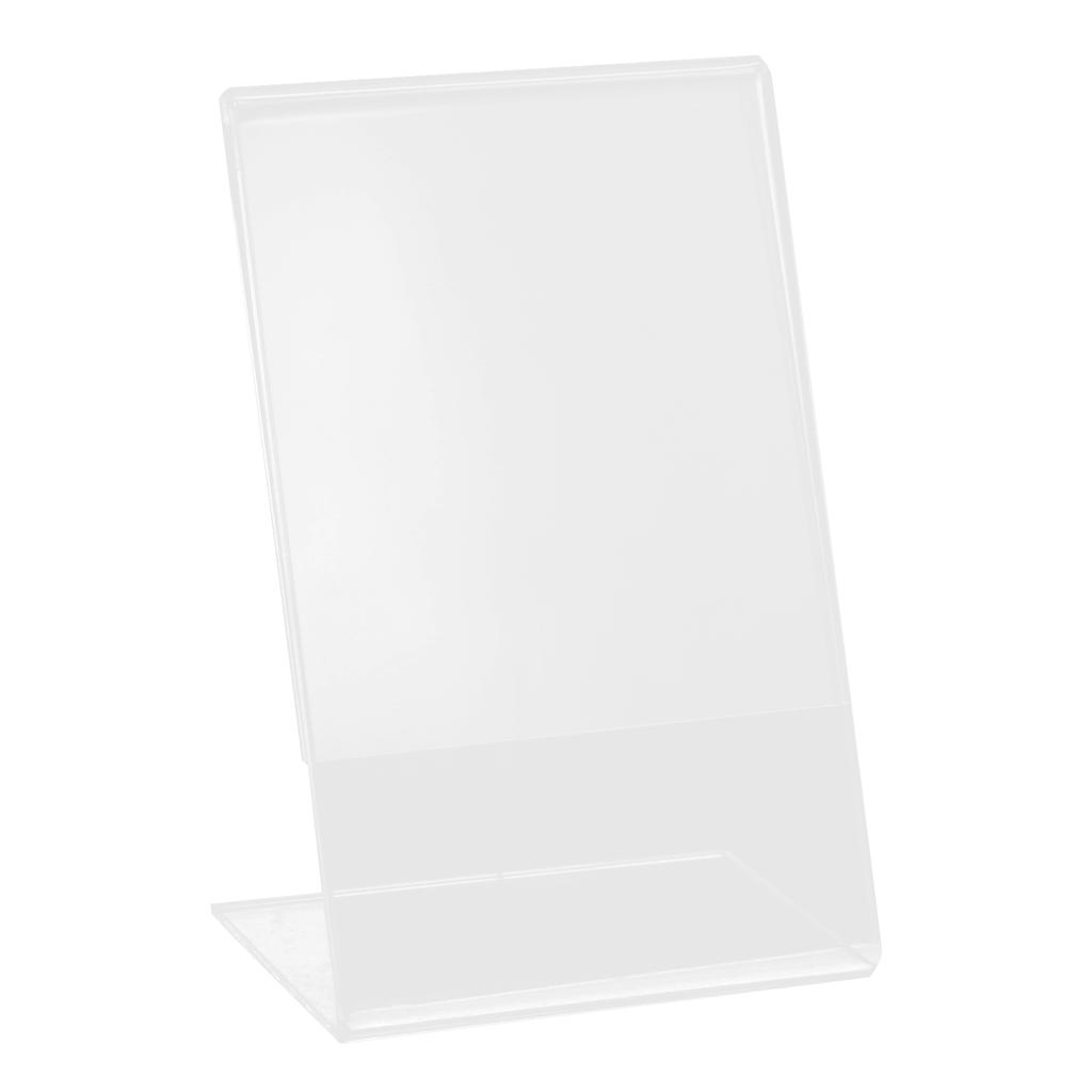 L Shape Clear Acrylic Photo Frame Holder Free Standing Portrait for Instax Mini 87s2550s909 3