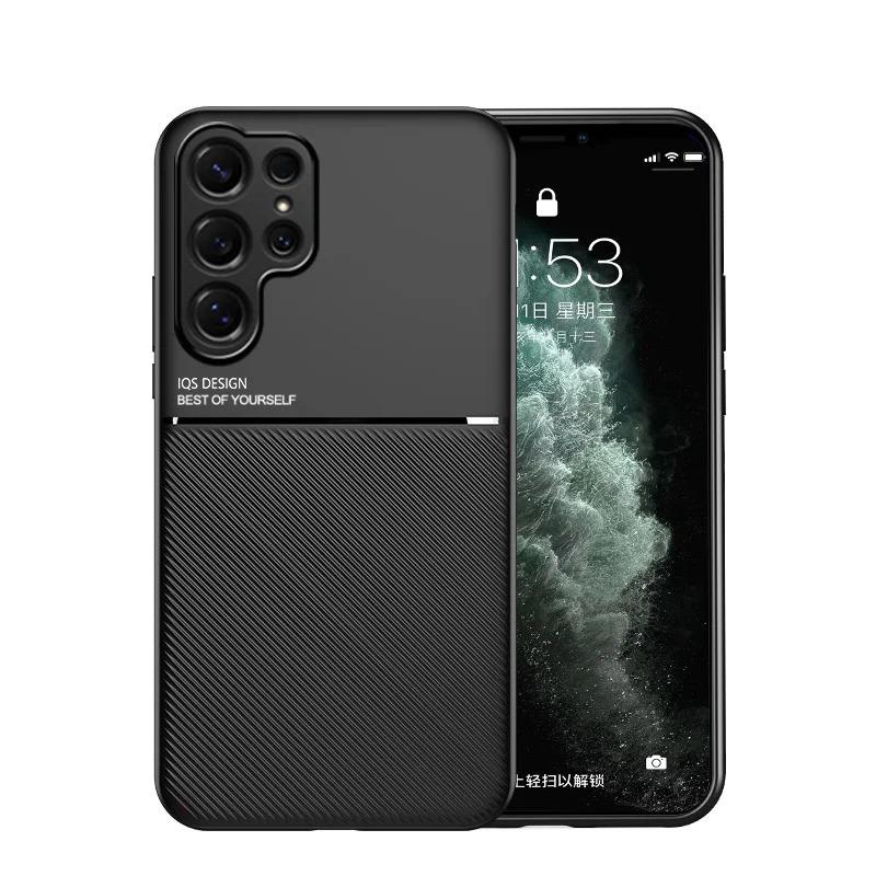 Чехол для Samsung S26 Ultra 5G Магнитный Кожаный Защитный Чехол для Телефона на Galaxy S26Ultra S26+ для Samung S 26 Plus Мягкая Задняя Крышка