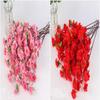 Мультистильные искусственные цветы Короткие/длинные красные украшения для дома и вечеринки Украшение для дома