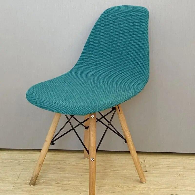 Жаккардовый скандинавский чехол на стул, регулируемый стул с круглой спинкой, чехол для стульев для столовой, барных стульев, 1/2/4/6 шт.