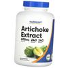 Экстракт Артишока, Artichoke Extract 600, 240капс (71647085)