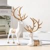 Modern Deer Resin Small Sculpture, Home Decoration Ornaments, Living Room, Office Light, Luxury Elk Statue, Interior Decoration