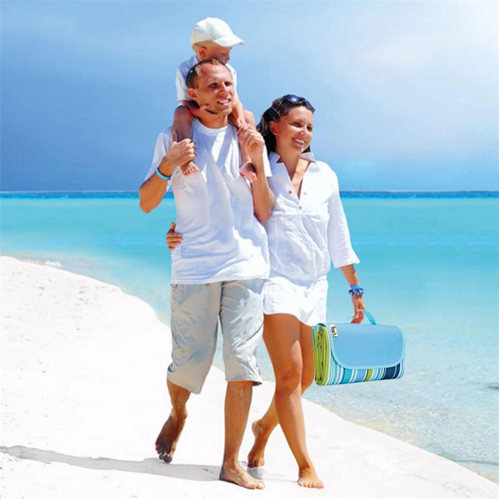 Водонепроницаемый уличный коврик для пикника, кемпинговый пляжный коврик, клетчатый портативный коврик для пешего туризма, путешествий, спальное одеяло, складной коврик для пастбищ, ковер