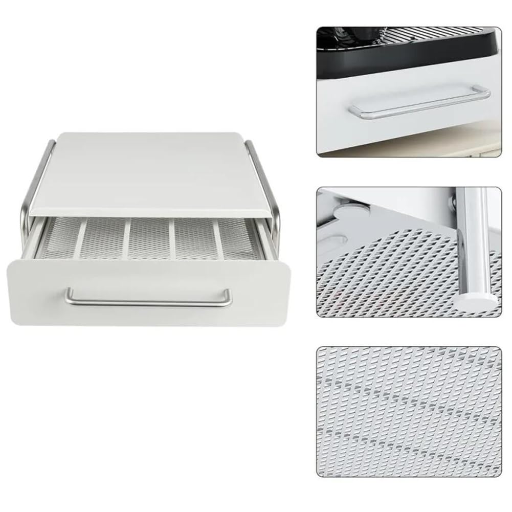 Ящик для хранения капсул HEEOREV, держатель для кофейных капсул, металлический ящик для хранения капсул, держатель для 1 ящика, пыленепроницаемый, легко чистится, идеально подходит для небольших