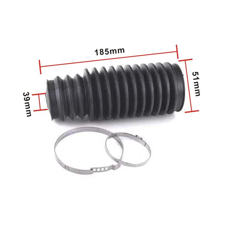 dust cover FIT BM E46 323 325 328 330 E85 Z4  Front Steering Rack Boot Cover Kit  OE: 32131096465 32131096910 steering system