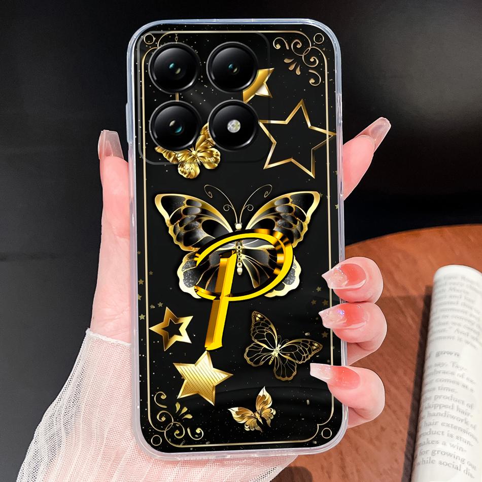 Чехол для телефона Xiaomi 14T Pro / Xiaomi 15T Pro, чехлы для телефона с мечтательными цветными буквами, прозрачные чехлы для телефона для Xiaomi 15 T, мягкий силикон, Funda