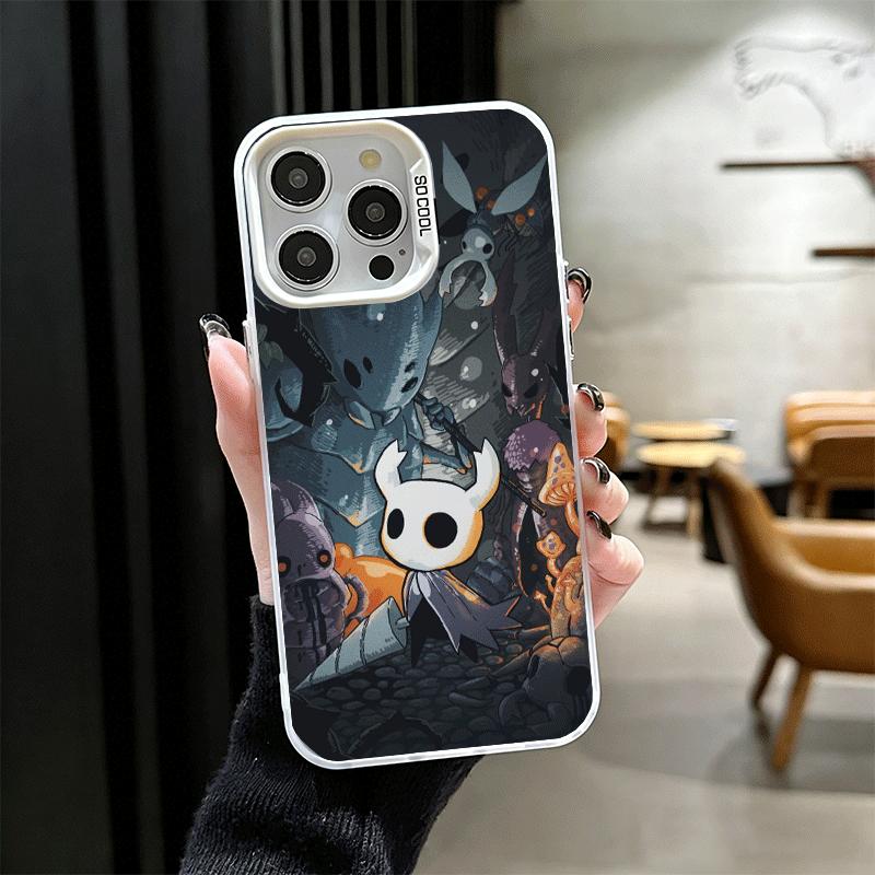 H-Hollow K-Knight Игровой Мягкий Чехол для Телефона для iPhone 15 16 17 Pro Max 17Air 16E 14 Plus 13 12 Mini Ударопрочная Задняя Крышка