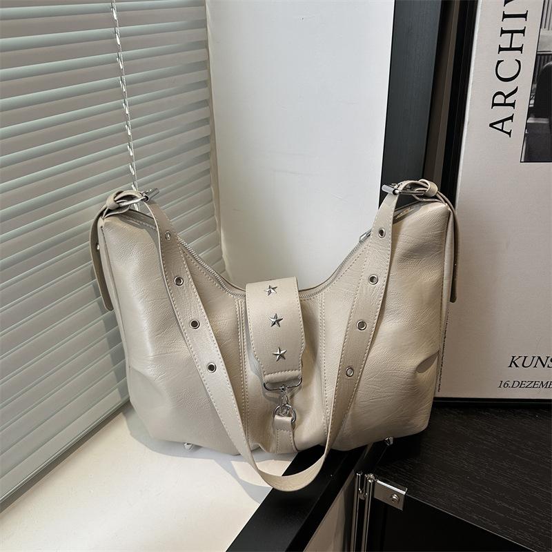 Новые повседневные модные сумки-хобо для женщин, ретро-сумка через плечо, кроссбоди, универсальный женский кошелек, высококачественная сумка из ПУ-кожи, KTY