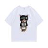 Rapper Chief Keef Kitty Lead Never Follow Printed T Shirt Male 100% Cotton Tshirt Men Funny Tees Men's Oversized Hip Hop T-shirt