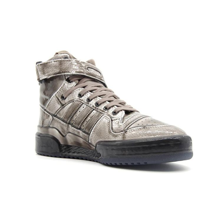 Jeremy Scott x adidas Forum High Dipped - Carbon Унисекс Кроссовки Серый Цвет поставщика G54999