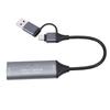 Карта захвата видео 4K HD в USB C и A с низкой задержкой USB 3.0 для стриминга, конференций, обучения