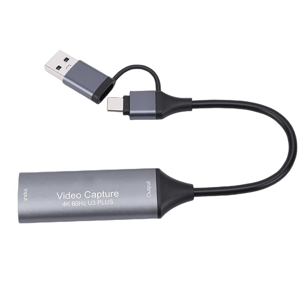 Карта захвата видео 4K HD в USB C и A с низкой задержкой USB 3.0 для стриминга, конференций, обучения