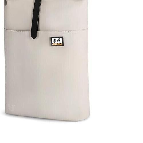 RSINC Urban Jungle by Safari Metro Roll-Top Laptop Backpack for Unisex | Cream B0CYLT2C5N