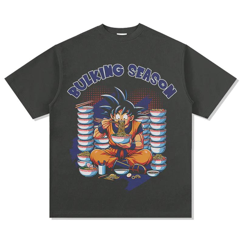 Dragon Ball Japanese Anime Cotton Tshirt Summer Men and Women Anime Enthusiasts Retro Comfortable Fashion Streetwear Shirt