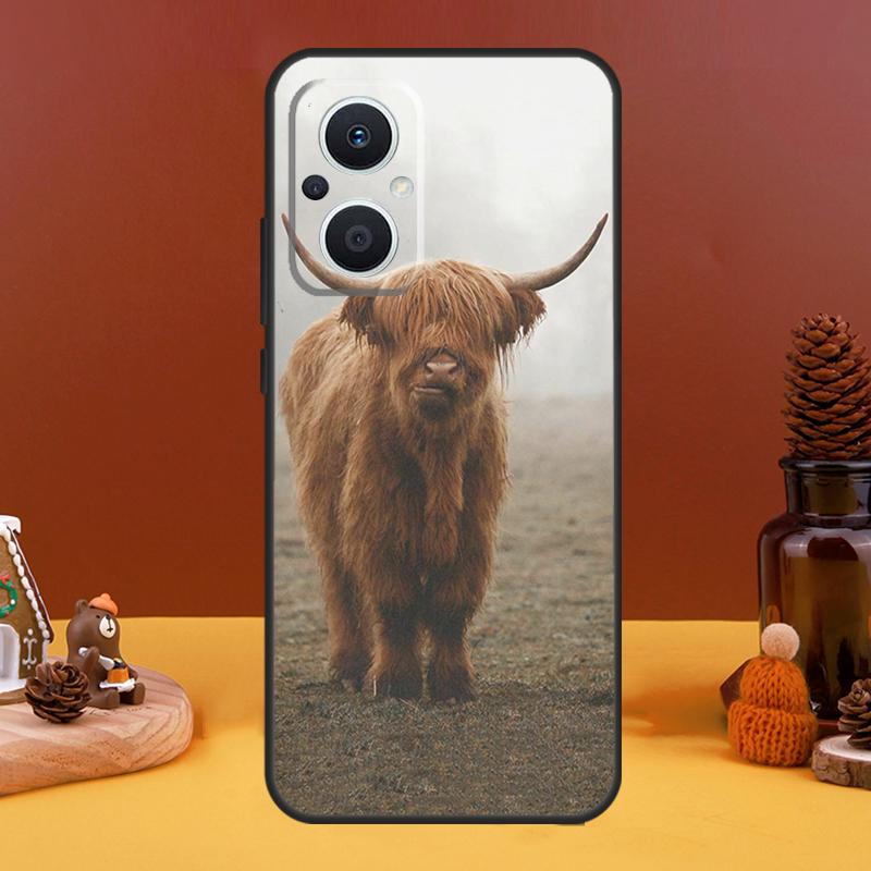 Чехол Highland Cows для OPPO Reno 5 Lite 4 6 7 8 10 Pro 11 F 4Z 5Z 8T OPPO Find X2 X3 Lite X5 X6 Pro