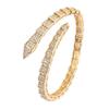 Women's Snake Bone Zircon Open Bracelet High Quality Fashion Classic Jewelry Ornaments Banquet Gifts
