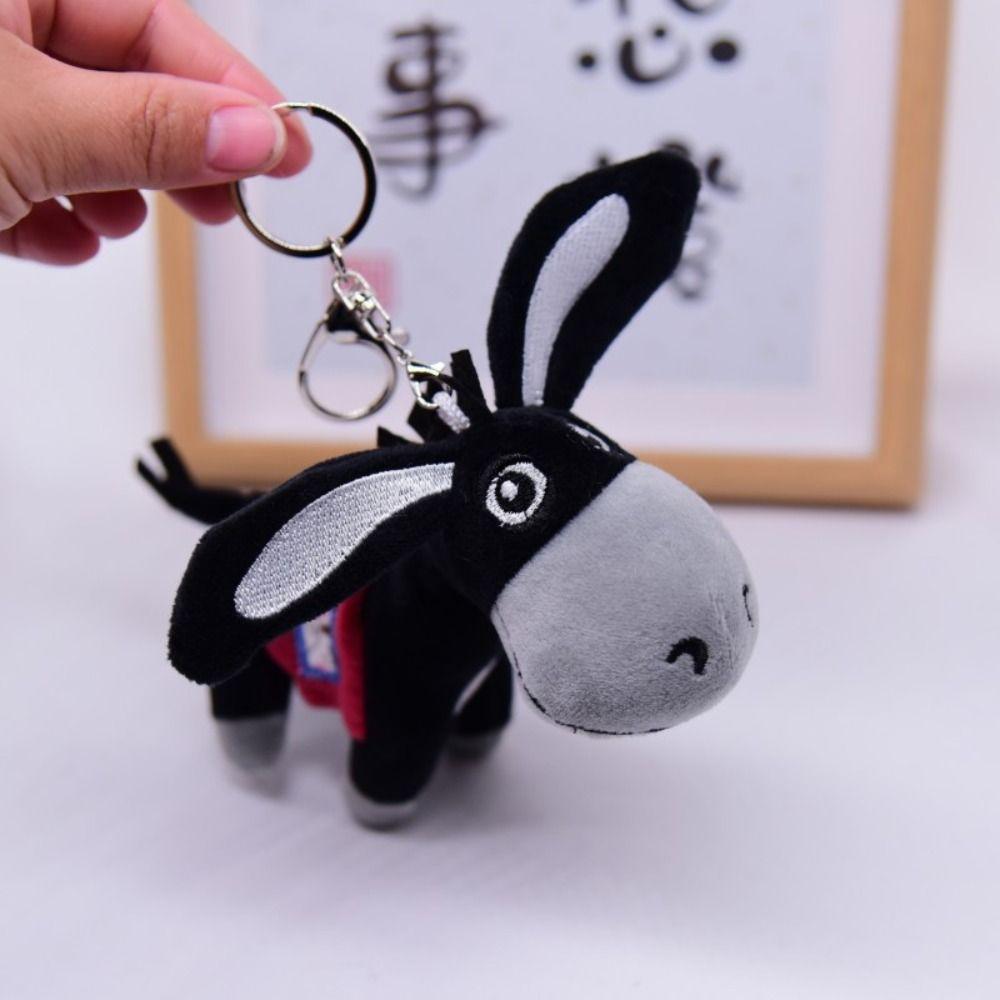 PP Cotton Mini Donkey Stuffered Dolls Soft Donkey Plush Toy Hanging Ornaments
