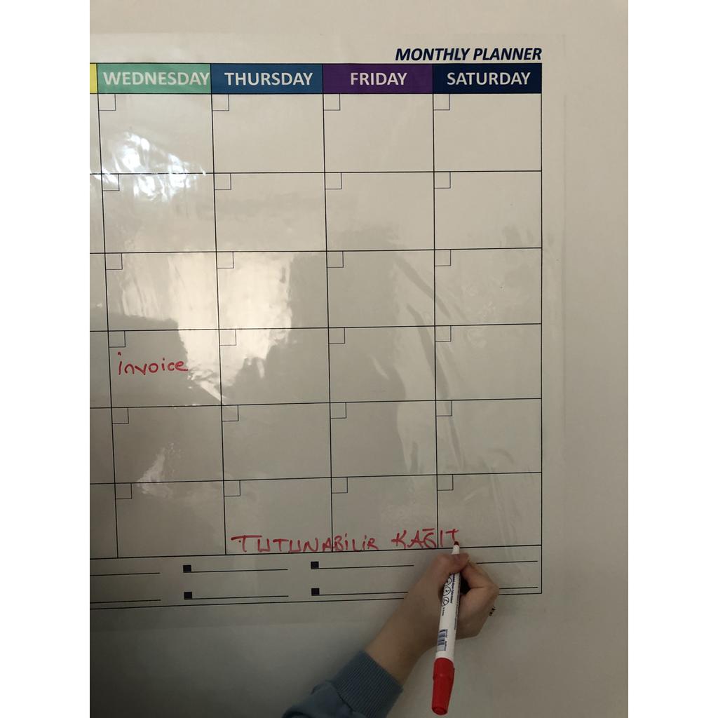 Ежемесячный планировщик Smart Paper Planner Бумажная доска Blackboard Blackboard Calendar Monthly Monthly English