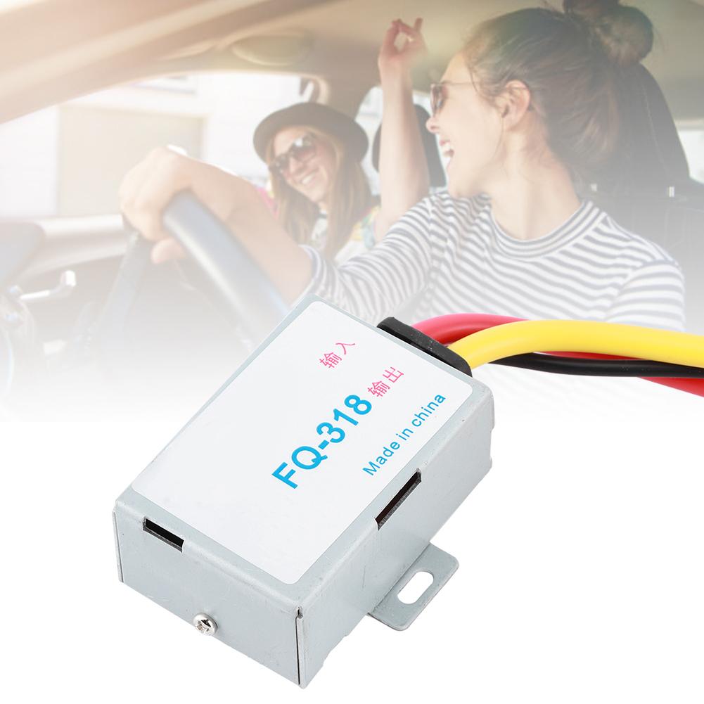 Audio Power Filter Stereo Noise Suppressor Reducer for 12V Car Audio System