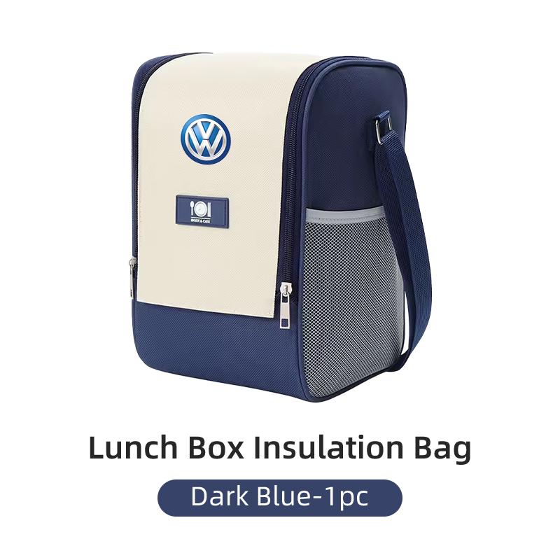 RUN1 Portable Thermal Lunch Bag Food Box with Shoulder Strap Waterproof For Volkswagen VW Scirocco Jetta Beetle Golf Passat Tiguan