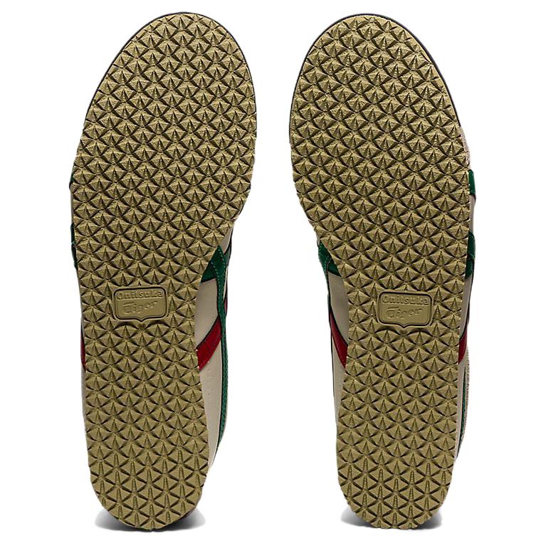 ONITSUKA TIGER MEXICO 66 Противоскользящие Износостойкие Низкие Повседневные Кроссовки Унисекс Бежевые 1183C102-201