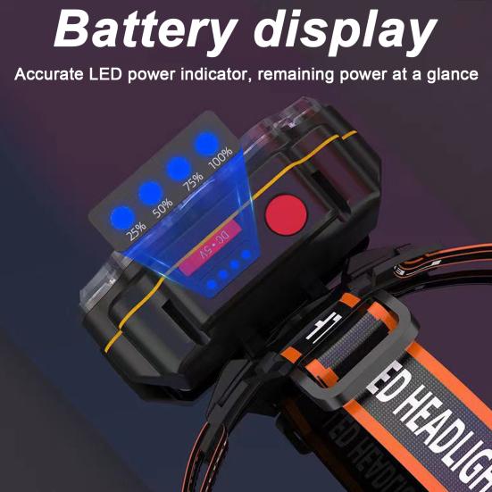 Bicycle Headlight 360 Degrees Adjustable LED Indicator USB Rechargeable Super Bright Lightweight Night Riding Road Mountain Bike Front Lamp