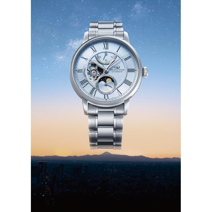 ORIENT STAR Автоматические часы ORIENT STAR M45 F7 Механические Фаза Луны Японского производства Ограниченная серия 270 шт. с Дополнительным Ремешком 2-летняя
