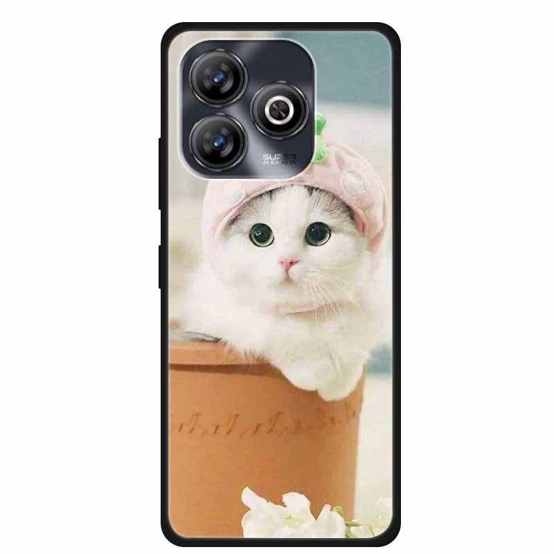 Чехол для ZTE BLADE A75 4G Животные Мягкий Силикон ТПУ Чехлы для Телефона Задняя Крышка Для ZTE BLADEA75 Ударопрочный Волк Защитник Крутой Coque