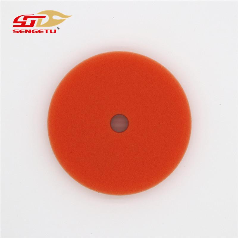 5-Inch Beveled Sponge Polishing Pad - Self-Adhesive Scratch Repair Tool