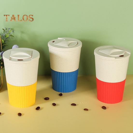 Кофейная чашка, 380 мл, пищевой материал, устойчивый к высоким температурам, толстая герметичная дорожная кружка с защитой от трещин и крышкой, многоразовый нескользящий рукав для улицы