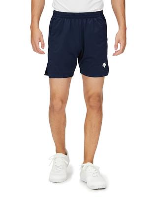 [DESCENTE] Шорты, впитывающие пот, быстросохнущие, эластичные, для тренировок по волейболу, мужские, женские, унисекс, темно-синие, стандартные