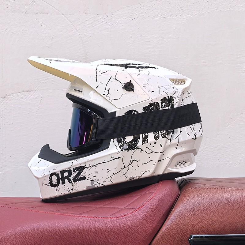 Orz Greenway X6 Full Face Mountain Bike Helmet With Removable Goggle Downhill Trail Riding Youth Adult