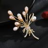 Natural Pearl Confession Balloon Brooch High-End Brooch Luxury Clothing Accessories Women'S Gifts Coat Accessories