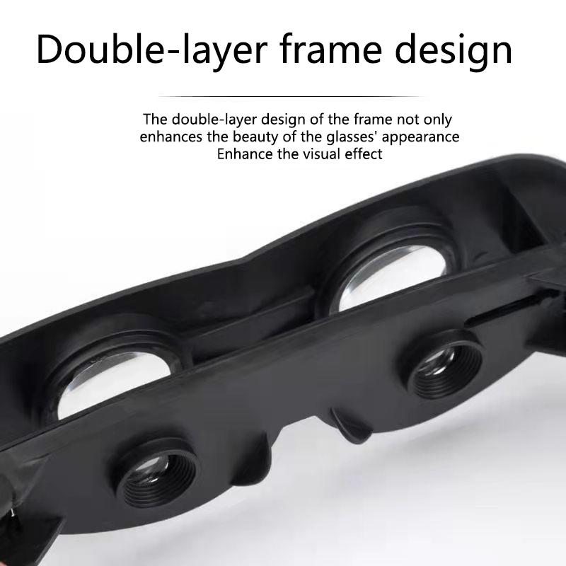 Очки для рыбалки с регулируемым фокусом, профессиональные бинокли, телескопические увеличительные очки, носимые без помощи рук для театрального прицела