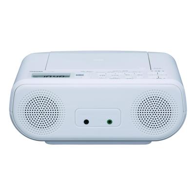 Toshiba CD-радио для языка Легкое, с разъемом для наушников и таймером сна TY-C160(W) Обучающий, Компактный,
