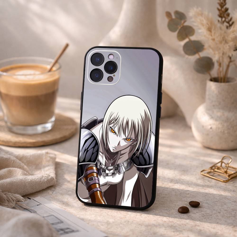 Classic C-Claymore Claire Phone Case For iPhone17,16,15,14,13,12,Plus,Pro Max, 5G Others Soft Black Cover