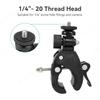 Super Clamp Bike Bicycle Clip Camera Mount Motorcycle Handlebar Handle Bar Tripod Adapter Action Camera For GoPro Insta360 X4