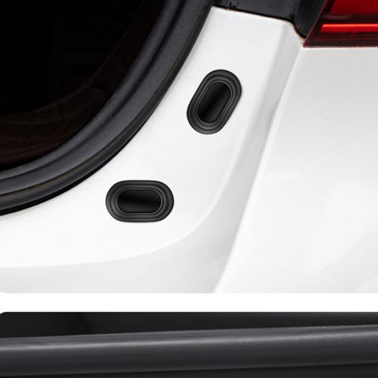 12 шт., амортизатор для двери автомобиля, шумопоглощающий клей, закрывающая дверь, полоса для предотвращения столкновений, наклейка на бампер, автодверный амортизатор, протектор, подушка, комплект