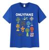 Забавная футболка с мемом OnlyFans для мужчин и женщин, юмористическая, с круглым вырезом, с коротким рукавом, в стиле ретро, ​​из высококачественного хлопка.