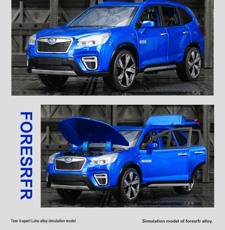 Qiyi Q3006A Forester Сплавная Игрушечная Машинка с Откатом, Звуком, Светом и Открывающимися Дверями - Идеальный Детский Подарок