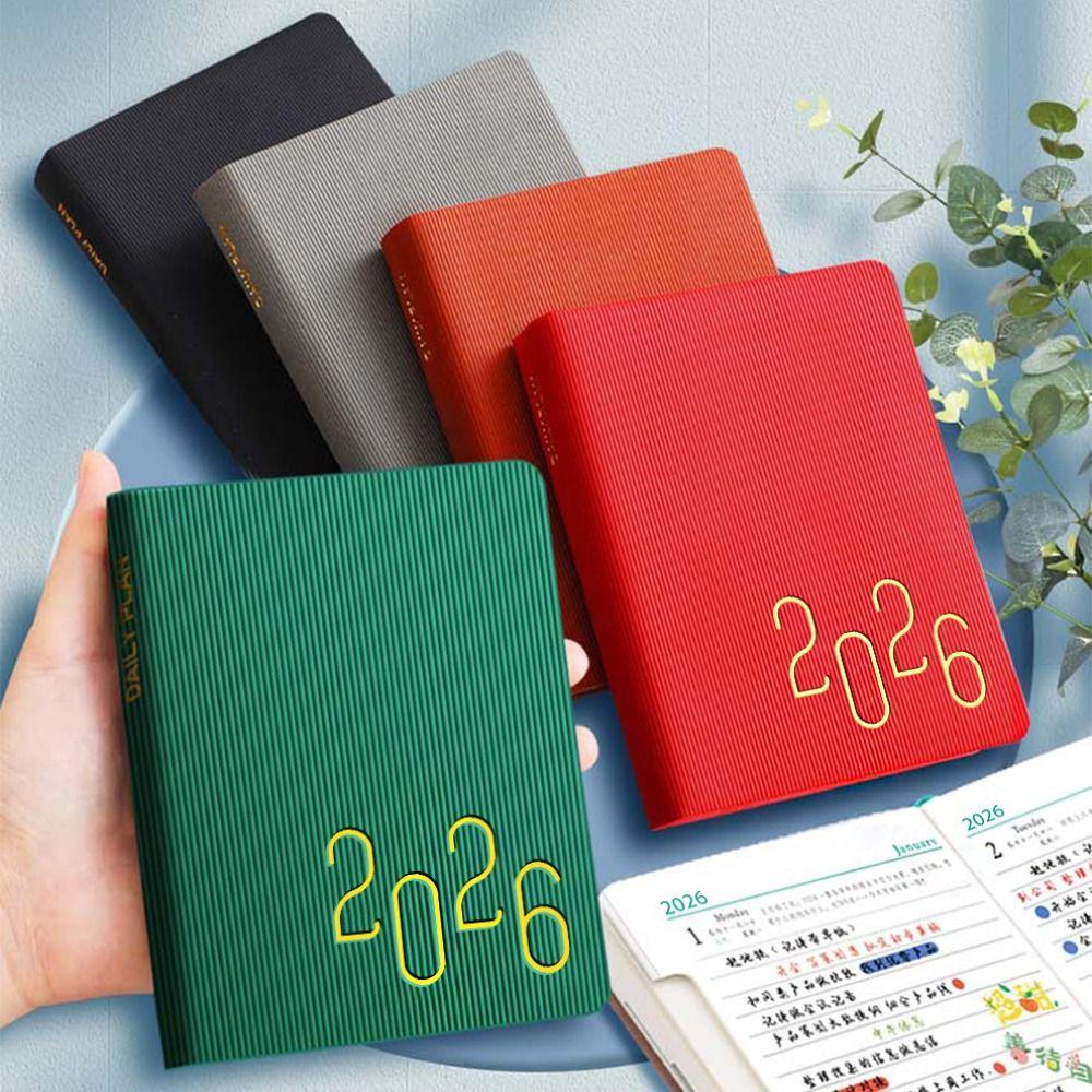 Английский Ежедневник-планировщик на 2026 год 12 месяцев Блокнот для списка дел Бизнес