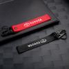 Metal Nylon Car Keychain Key Lanyard Auto Accessories For Toyota Corolla Yaris TRD Auris RAV4 Land Cruiser Camry Highlander Vitz