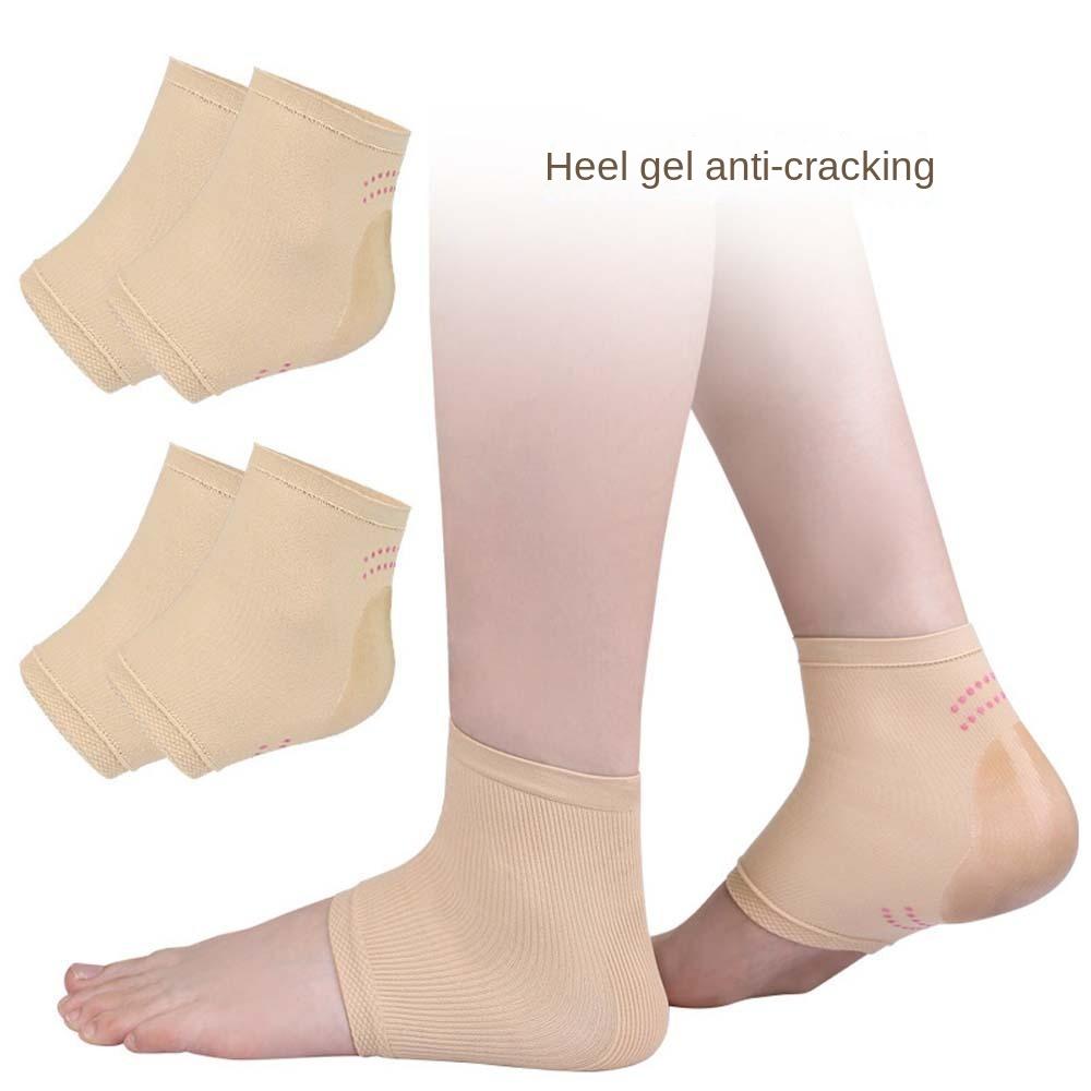Носки Уход за ногами Кожа ног Носки-полуметра Гелевая защита пятки Силиконовые накладки на пятку Накладки на пятку