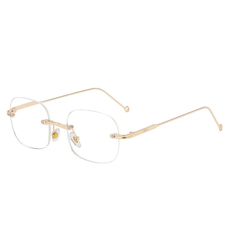 COLON Сверхлегкие очки для близорукости без оправы, женские простые очки, тонкие мужские простые очки