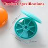 7-Day Portable Capsule Organizer, sealed compartments, cute sausage design, ideal for travel storing pills, jewelry and small items.
