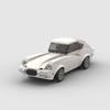 E-Type MOC Старый Скоростной Автомобиль Винтажный Супер Гонщик Модель Строительный Блок Гонки Ралли Спорт Кирпич Игрушка Рождественский Подарок Город