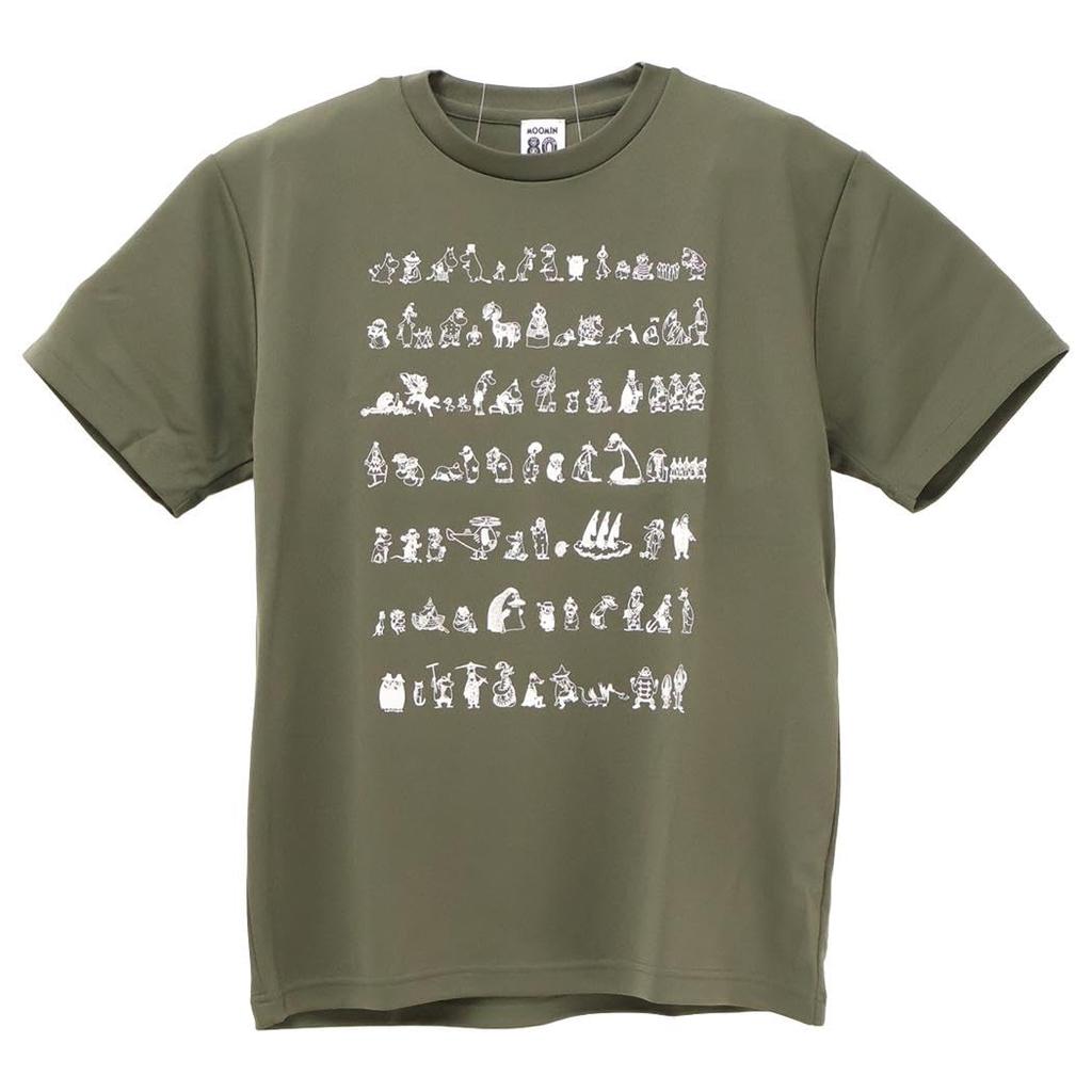 Футболка Dry к 80-летию Муми-троллей All Star Армейский зеленый Размер L