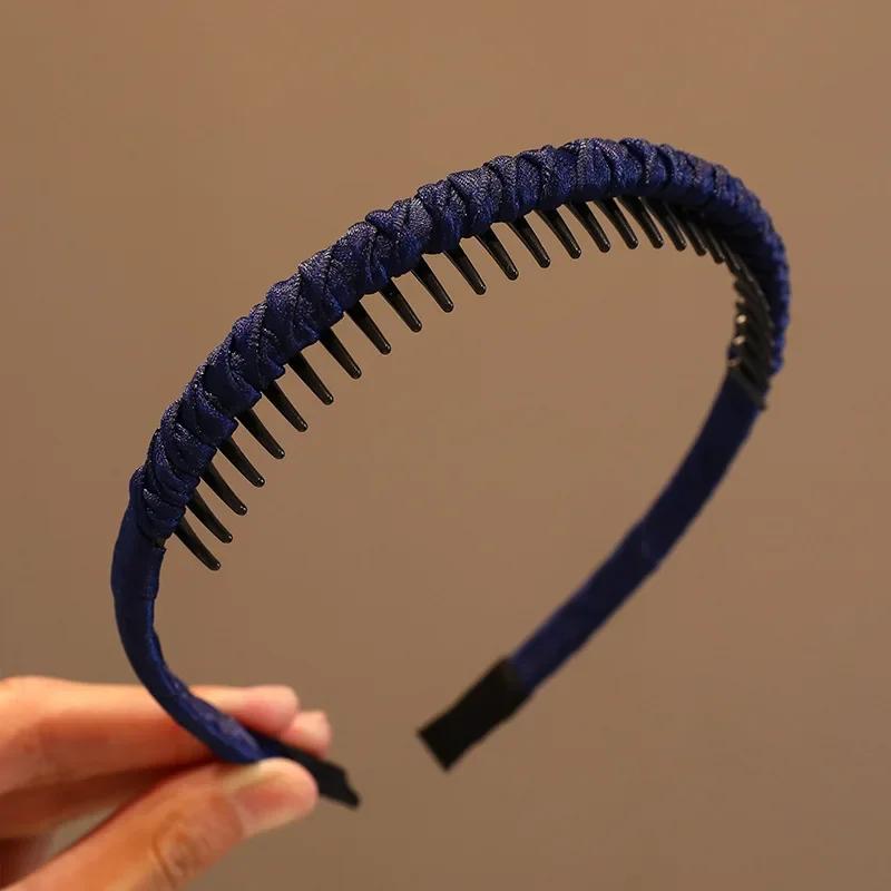 Заколка для волос для девочек, модная тканевая повязка на голову, простая детская повязка на голову для девочек, симпатичные акриловые аксессуары для волос